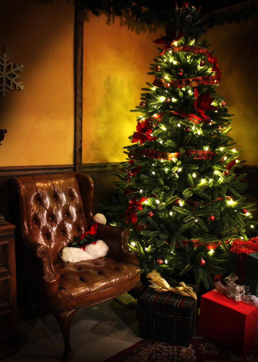 Christmas tree for the CU Adventures escape room